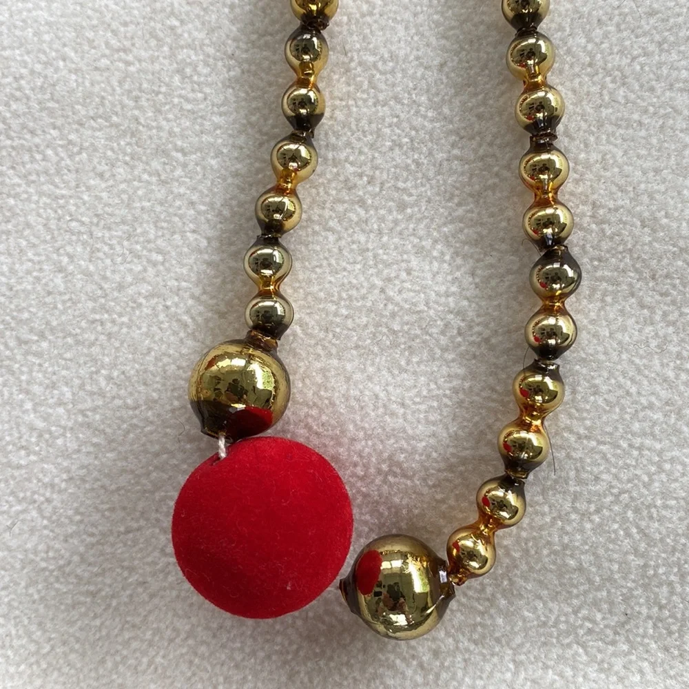 Vintage Glass String Beads Christmas/Holiday Vintage